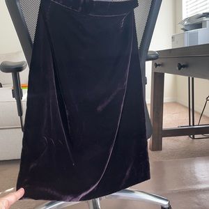 Dolce & Gabbana velvet skirt